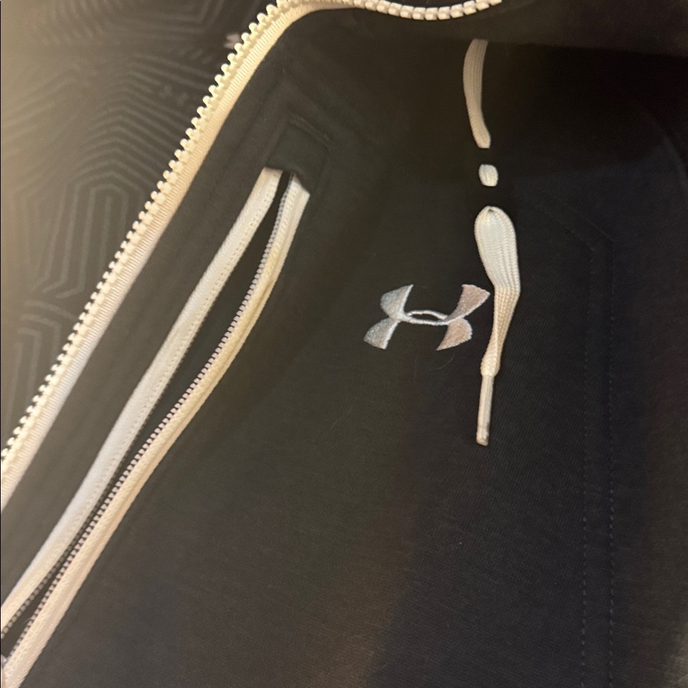 Under Armour Black Performance Jacket With White … - image 2
